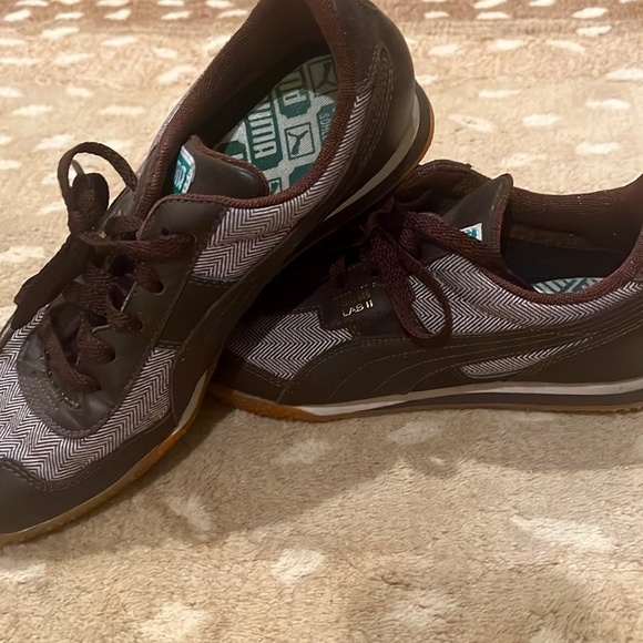 Puma Lab II Herringbone Sneakers EUC - Picture 2 of 4